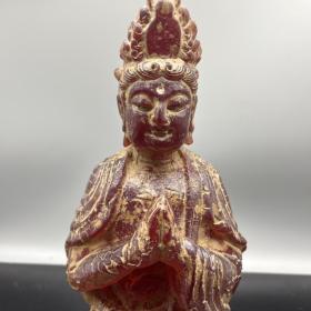 高仿老皮琥珀佛像人物摆件
【尺寸】15.5*25.5cm（手工测量略有误差)
【重量】1516.5g