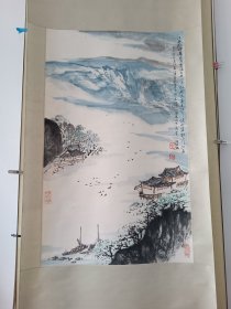 浙江著名画家胡侯林先生山水作品