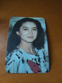 1987年年历卡，香港影星，林青霞。