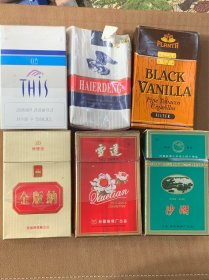 韩国THiS烟盒、HAIE RDENG烟盒、BLACK VANIL LA烟盒、金版纳烟盒、雪莲烟盒、沙湖烟盒