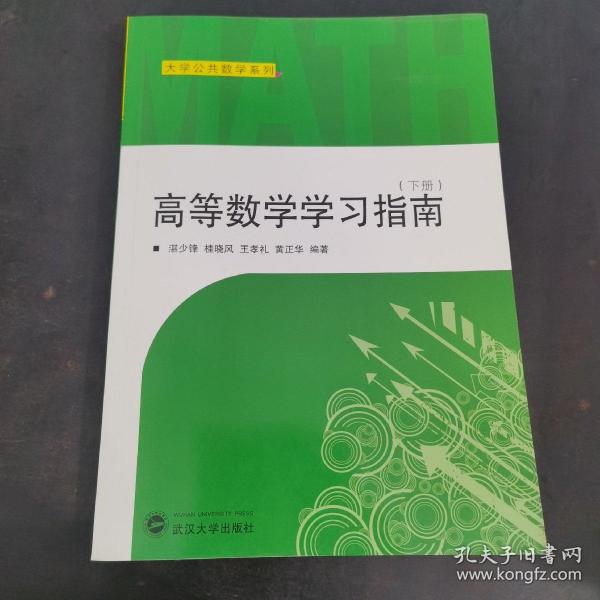 大学公共数学系列：高等数学学习指南（下册）