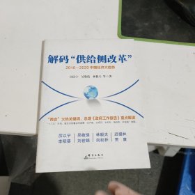 解码“供给侧改革”：2016-2020中国经济大趋势