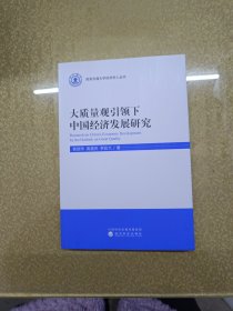 大质量观引领下中国经济发展研究【一版一印】