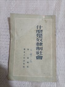 什么是奴隶社会3.98包邮
