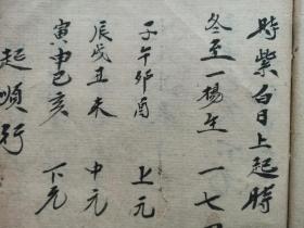 线装古旧书，手抄本，共抄14筒子页，尺寸约：19.5*12.5cm