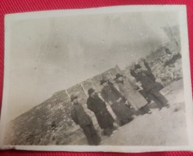原版民国老照片，6x4公分。日伪时期拍摄于徐州。图片不是太清晰。包邮。