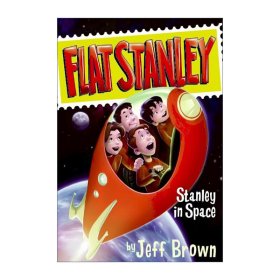 The Flat Stanley: Stanley in Space 纸片人斯坦利3 在太空 黑白章节书