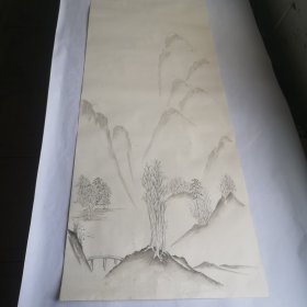 无款山水画-5