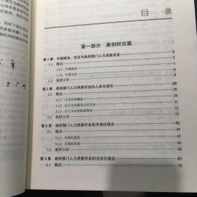 政府部门人力资源开发案例研究