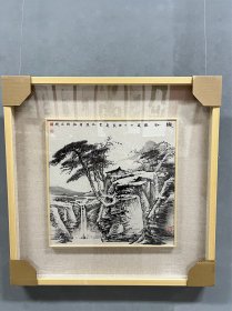王裕国 中美协会员 写意山水 作品尺寸：39*39cm！
