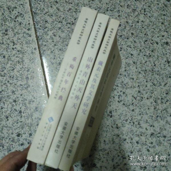 安徽大学文学研究丛书 【山外青山天外天】【戴表元及其文学研究】【重构百年经典】、3本合售