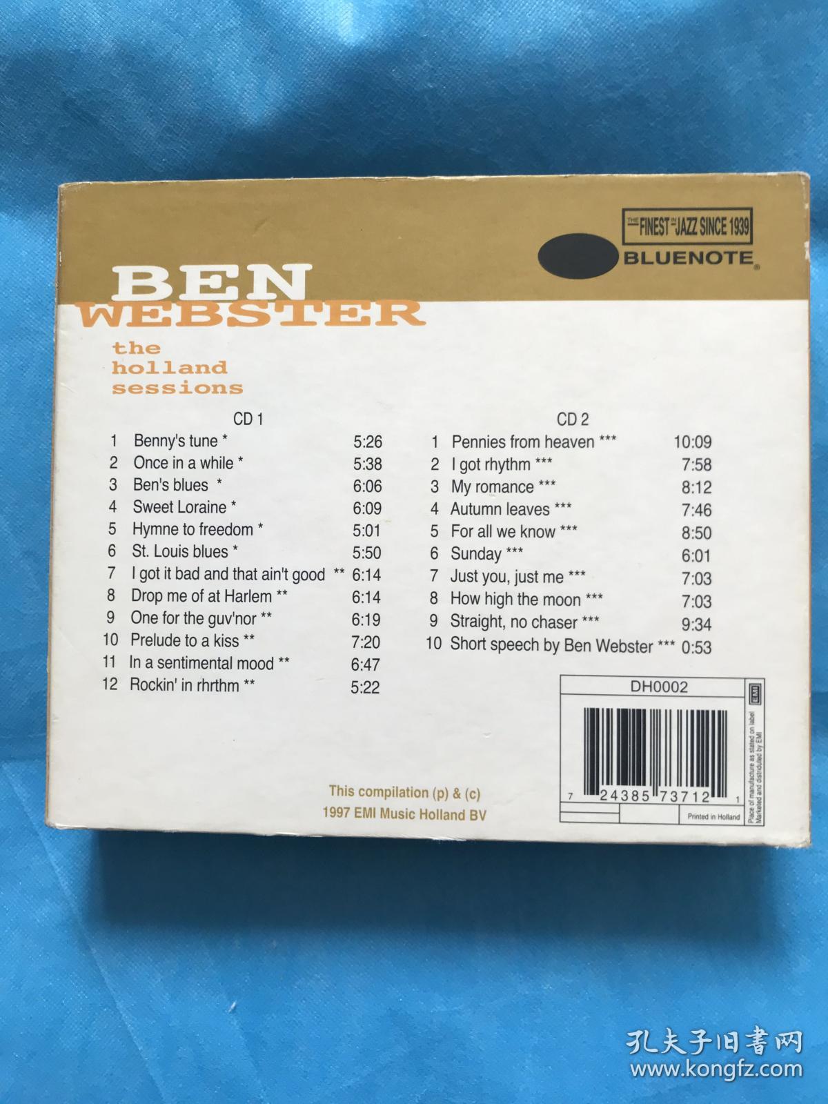 BEN WEBSTER【2CD】