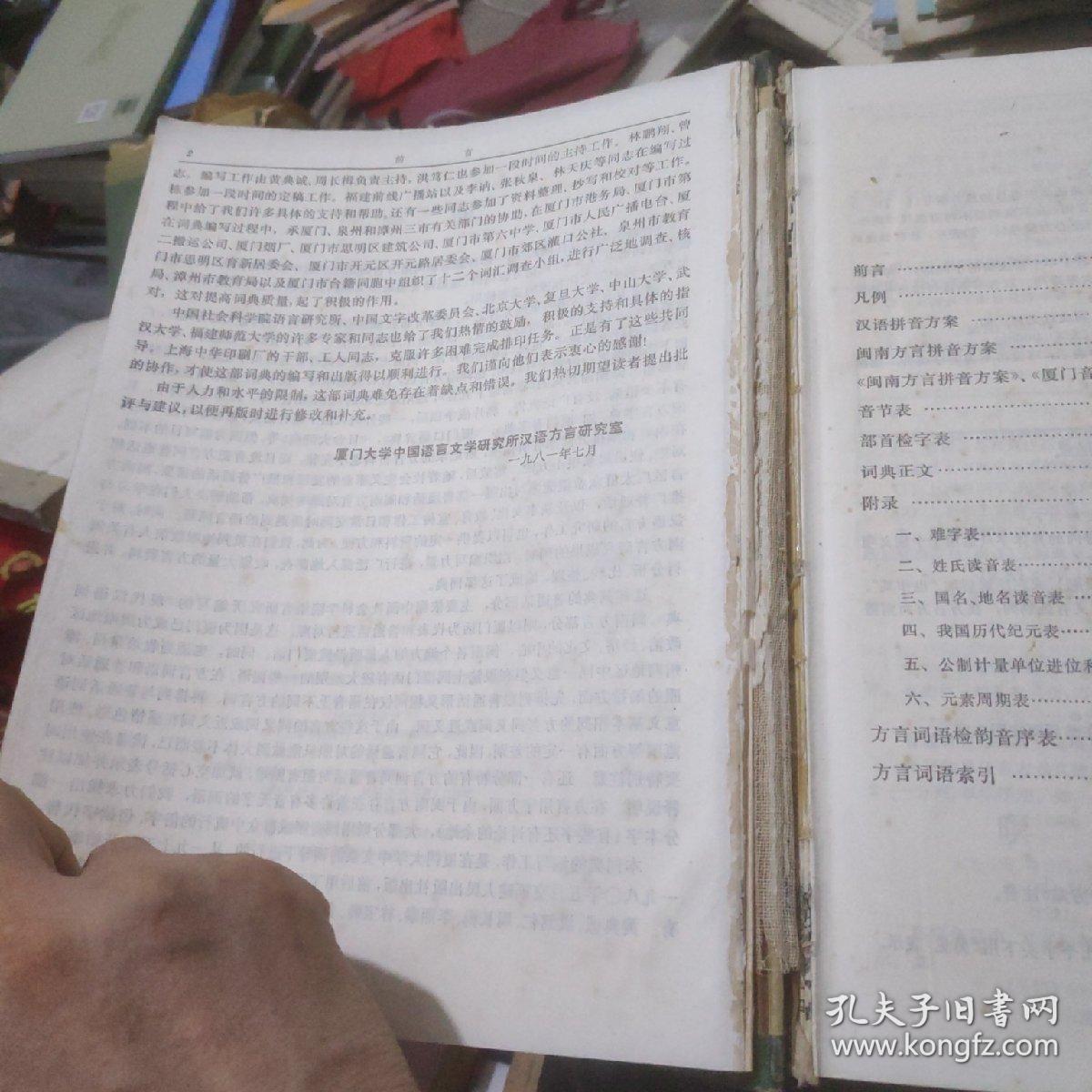 普通话闽南方言词典