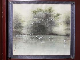 著名画家 张辉 作品一幅（尺寸：60厘米Ｘ53.5厘米）