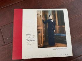 1943年宋美龄演讲唱片，原装带封套。（绝版2张黑胶唱片全)Madame Chiang Kai-Shek 1943 USA House Reps Address Linguaphone Records autograph （议价不回，抱歉）