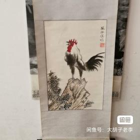 仿徐悲鸿的抗战鸡