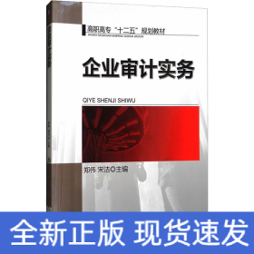 企业审计实务/高职高专“十二五”规划教材