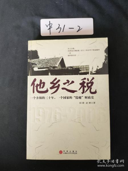 他乡之税：一个乡镇的三十年，一个国家的“隐秘”财政史