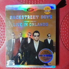 F2723
 原版全新未拆封DVD，Backstreet boys homecoming live in orlando，后街男孩奥兰多返乡演唱会