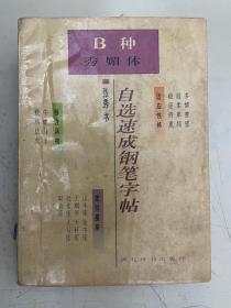 自选速成钢笔字帖（B种秀媚体）