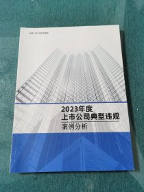 上市公司典型违规案例分析2023年度