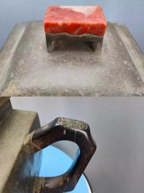 清代诗文白锡茶壶