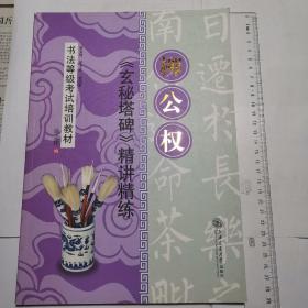 书法等级考试培训教材：柳公权《玄秘塔碑》精讲精练