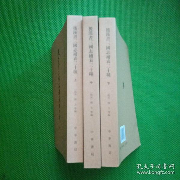 后汉书三国志补表三十种（二十四史研究资料丛刊·全3册）