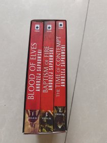 英文原版 The Witcher Boxed Set 巫师猎魔人套装1-3: Blood of Elves, The Time of Contempt, Baptism of Fire 英文版 进口英语原版书籍