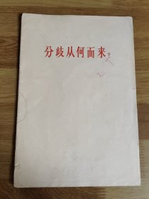 分歧从何而来—答多列士等同志