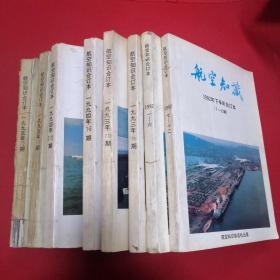 航空知识1992—1995年合订本(每年上下半年各1本，共8本合售)