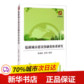 低碳城市建设投融资体系研究