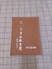 陈小康书法教学展作品集