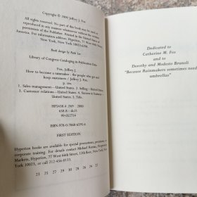 How to Become a Rainmaker：The Rules For Getting and Keeping Customers and Clients 精装近全新