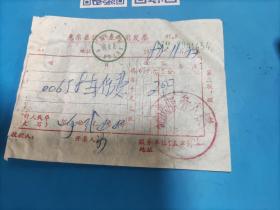 1987年惠东县饮食业专用发票