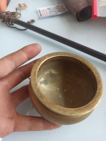 铜香炉，民国后期的。