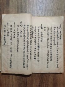 秘传丹丸药散全录，大开本，3册全，长27.5厘米，宽20厘米，书法精美