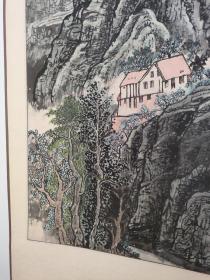 中国中原书画研究院高级画师《刘凤英》作品《怀柔风景幽美》一幅，无章，G62