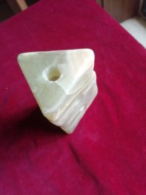 玉柱玉台玉座岫玉摆件（详看品相描述）