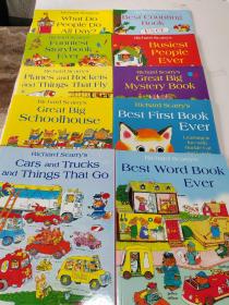 Richard Scarry's 系列： 10本合售 英文原版 Great Big Schoolhouse 斯凯瑞童书：上学一二三