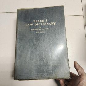 BLACK"S  LAW  DICTIONARY（fifth edition）(布莱克法律词典）