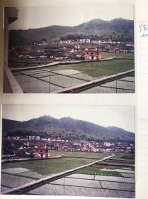 2001年老照片 广东梅州民居照片 9张合拍