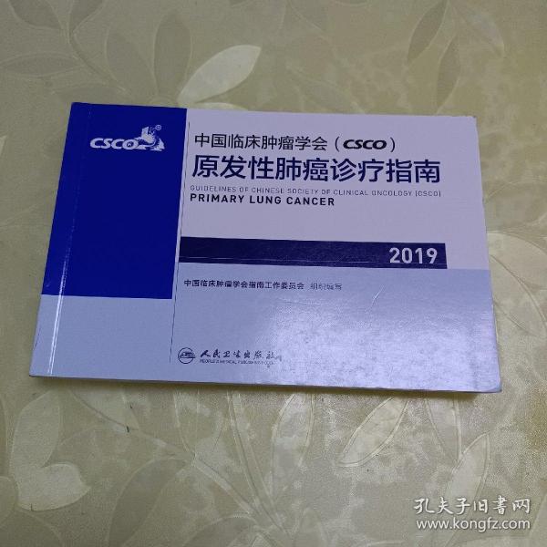 中国临床肿瘤学会(CSCO)原发性肺癌诊疗指南2019