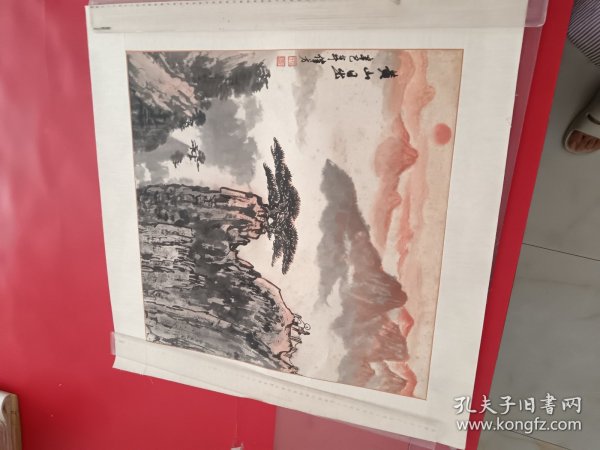 山水画，张伟方作品