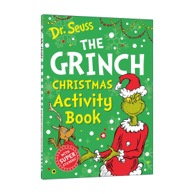 英文原版 The Grinch Christmas Activity Book 苏斯博士 圣诞怪杰活动书 儿童趣味练习册 英文版 进口英语原版书籍