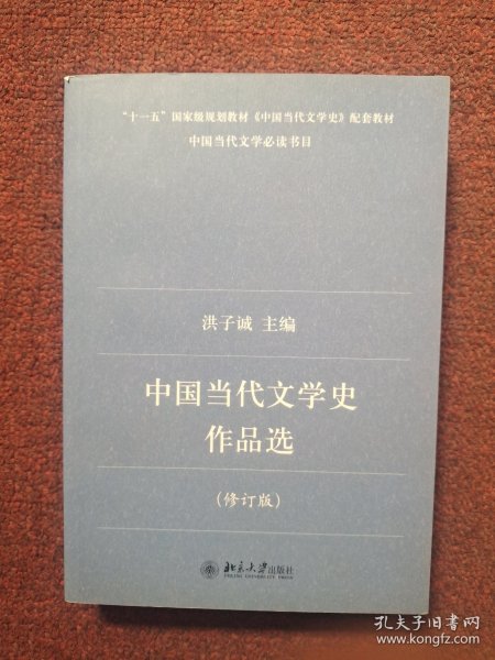 中国当代文学史作品选