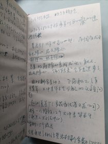 湖北日报记者张胜利 1998年千里行专辑 采访本