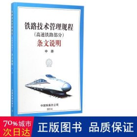 铁路技术管理规程（高速铁路部分）条文说明（中册）