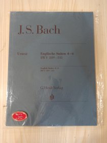 J.S.Bach English Suites 4-6 BWV 809-811 (Urtext) 巴赫英国组曲4-6（亨乐原版进口钢琴曲谱）