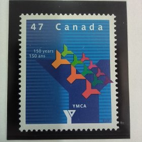 Canada307加拿大2001年青年会 徽志 新 1全